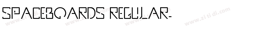 SpaceBoards Regular字体转换